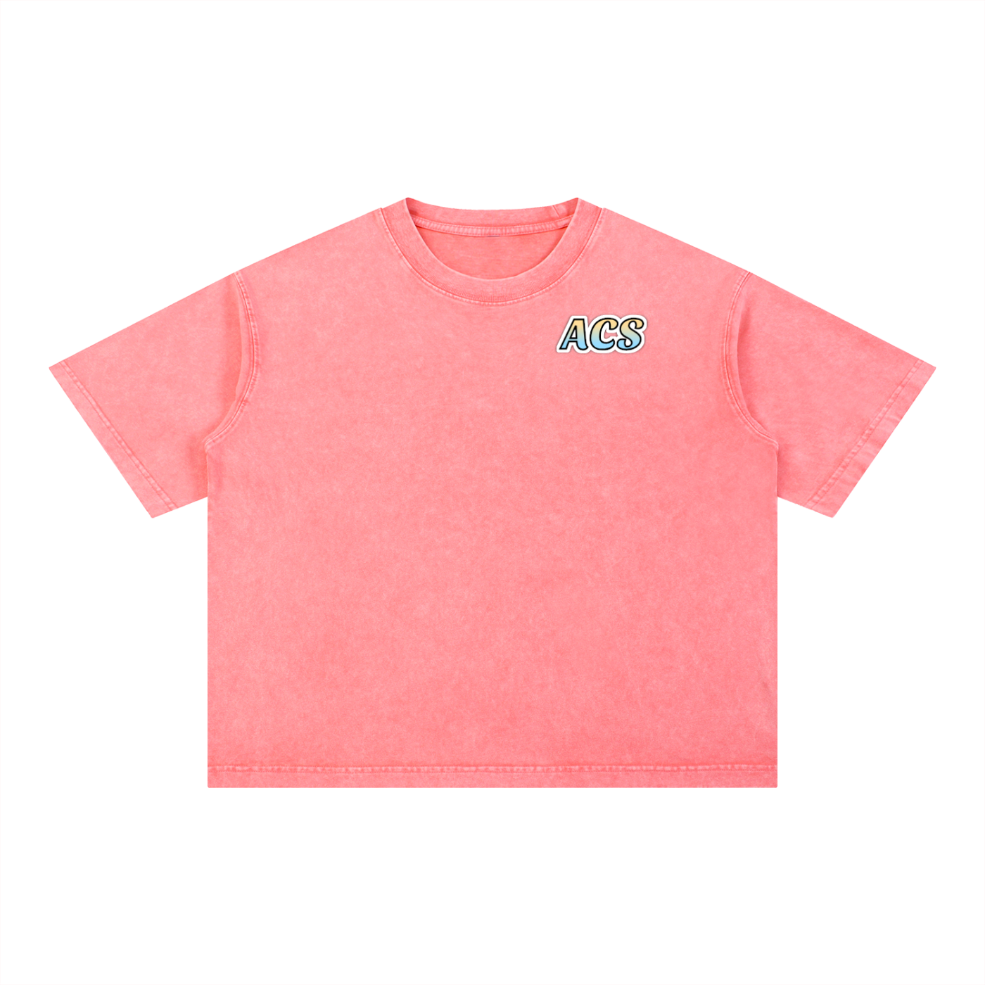 Mineral Wash Boxy Cotton T-Shirt
