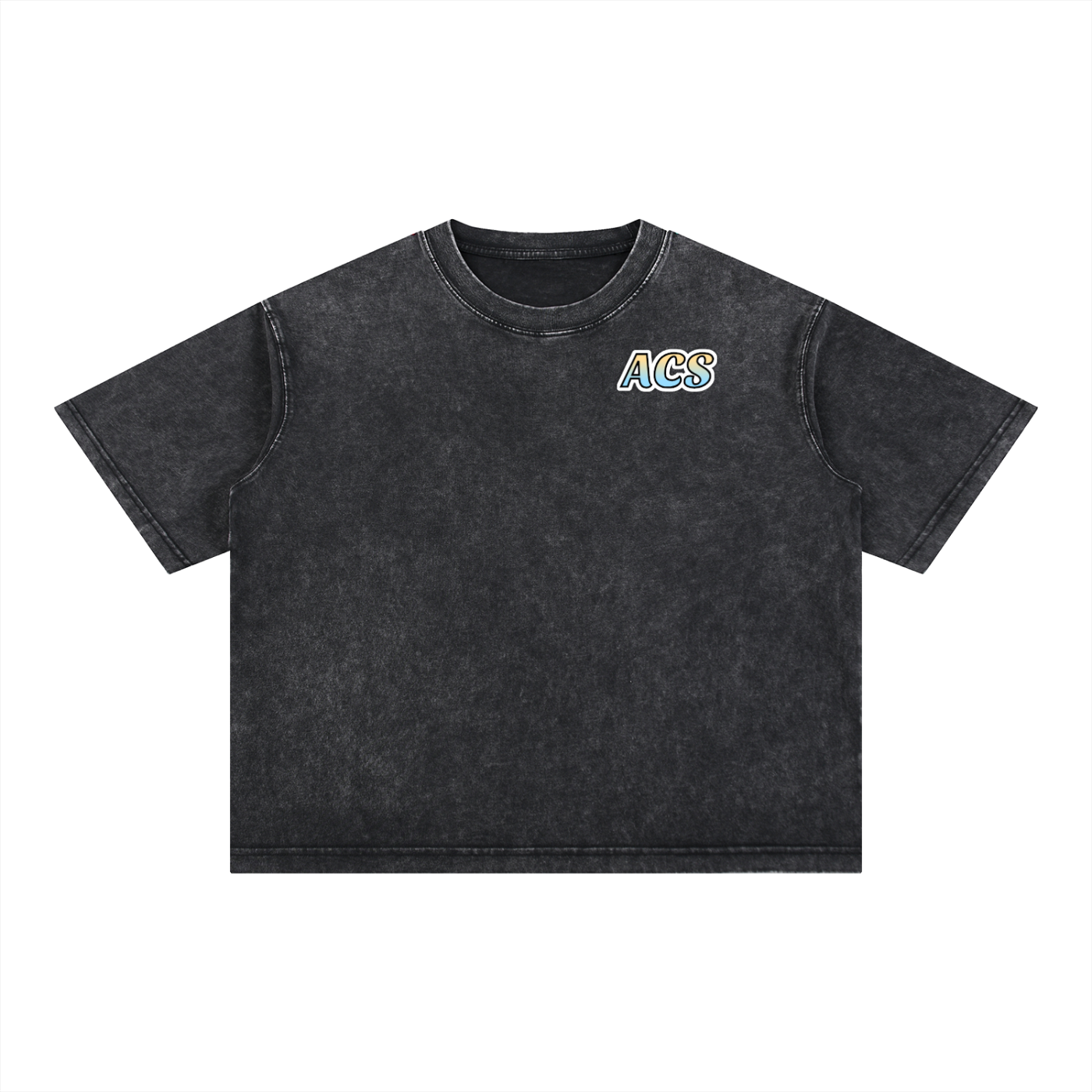 Mineral Wash Boxy Cotton T-Shirt