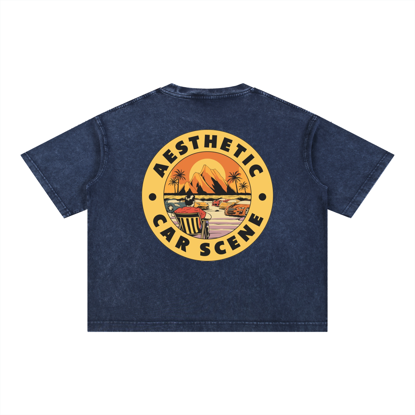 Mineral Wash Boxy Cotton T-Shirt