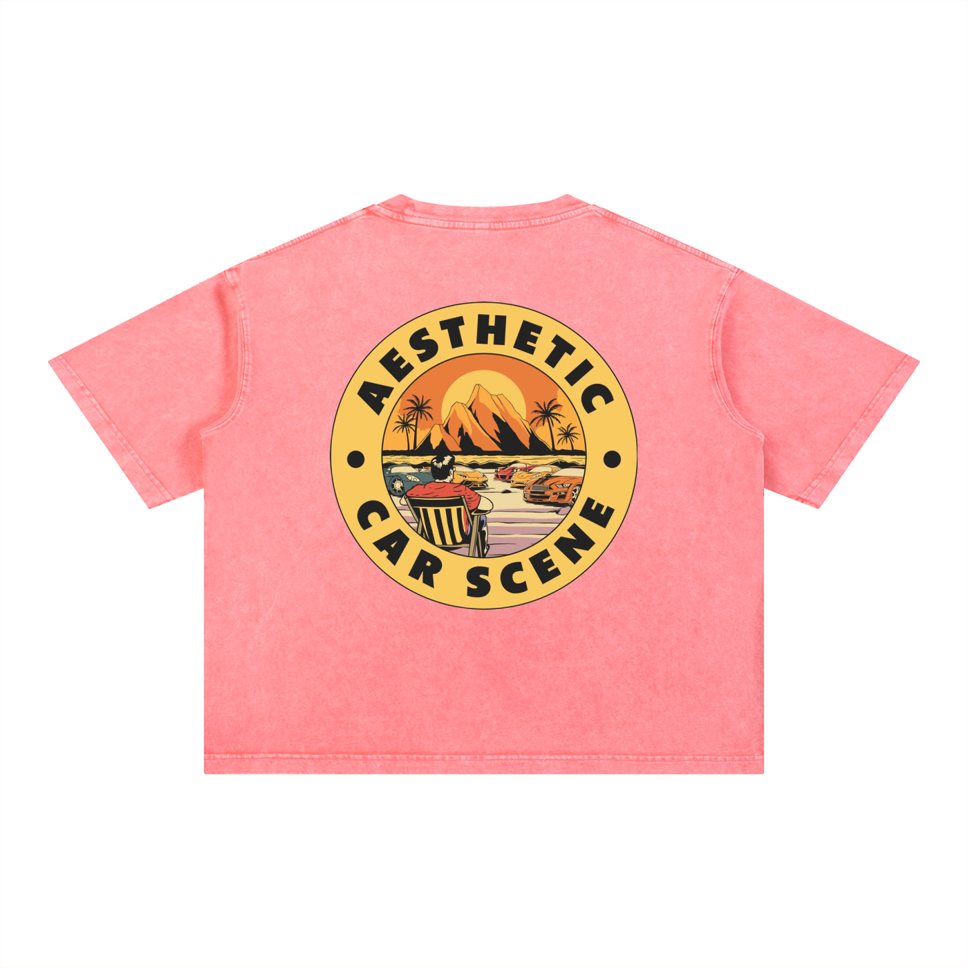 Mineral Wash Boxy Cotton T-Shirt