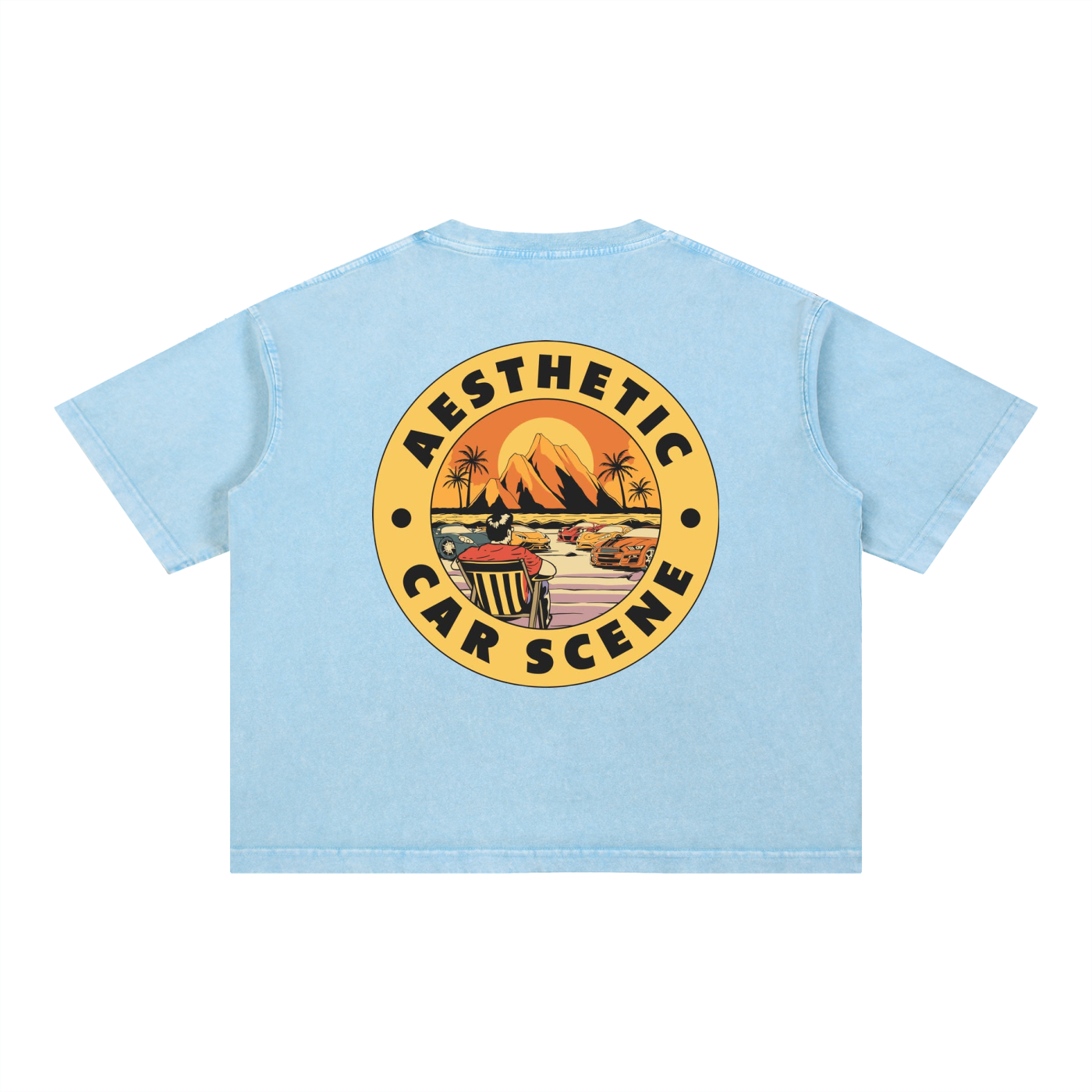 Mineral Wash Boxy Cotton T-Shirt