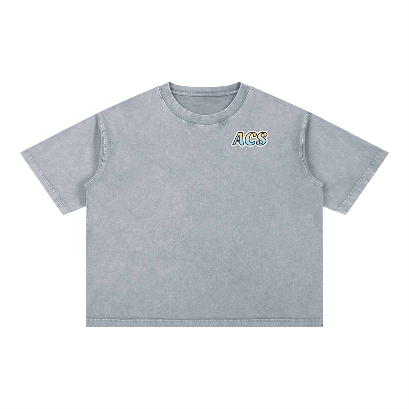 Mineral Wash Boxy Cotton T-Shirt