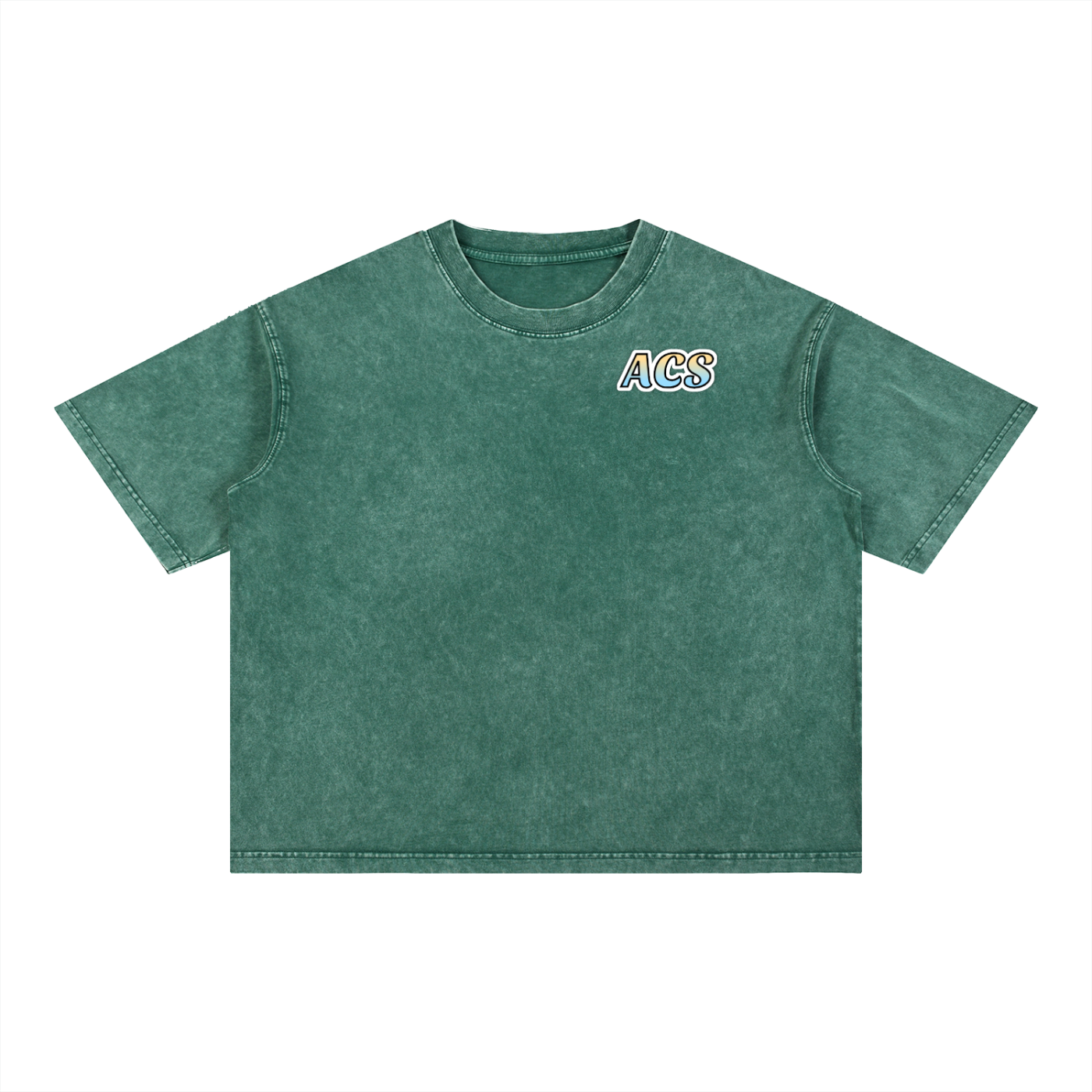 Mineral Wash Boxy Cotton T-Shirt