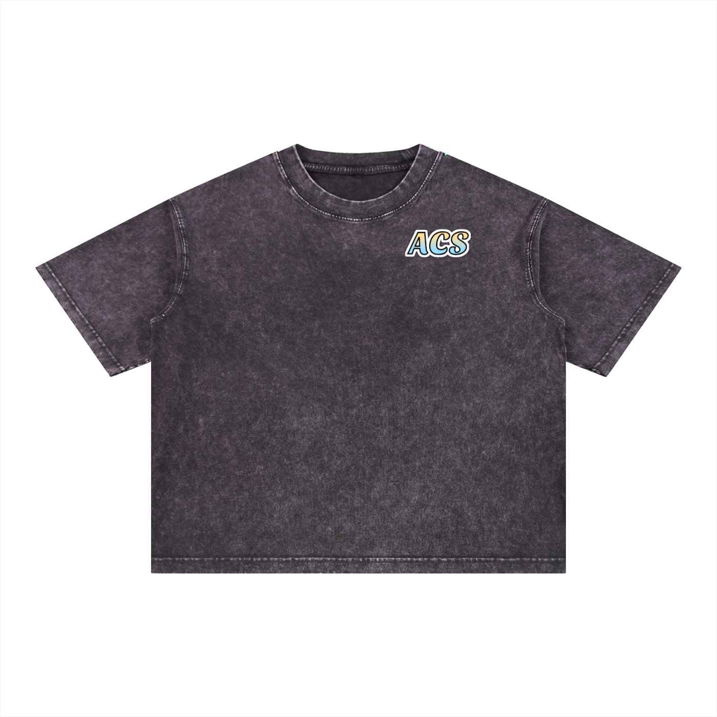 Mineral Wash Boxy Cotton T-Shirt