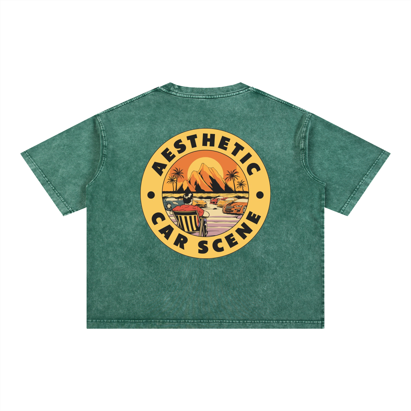 Mineral Wash Boxy Cotton T-Shirt