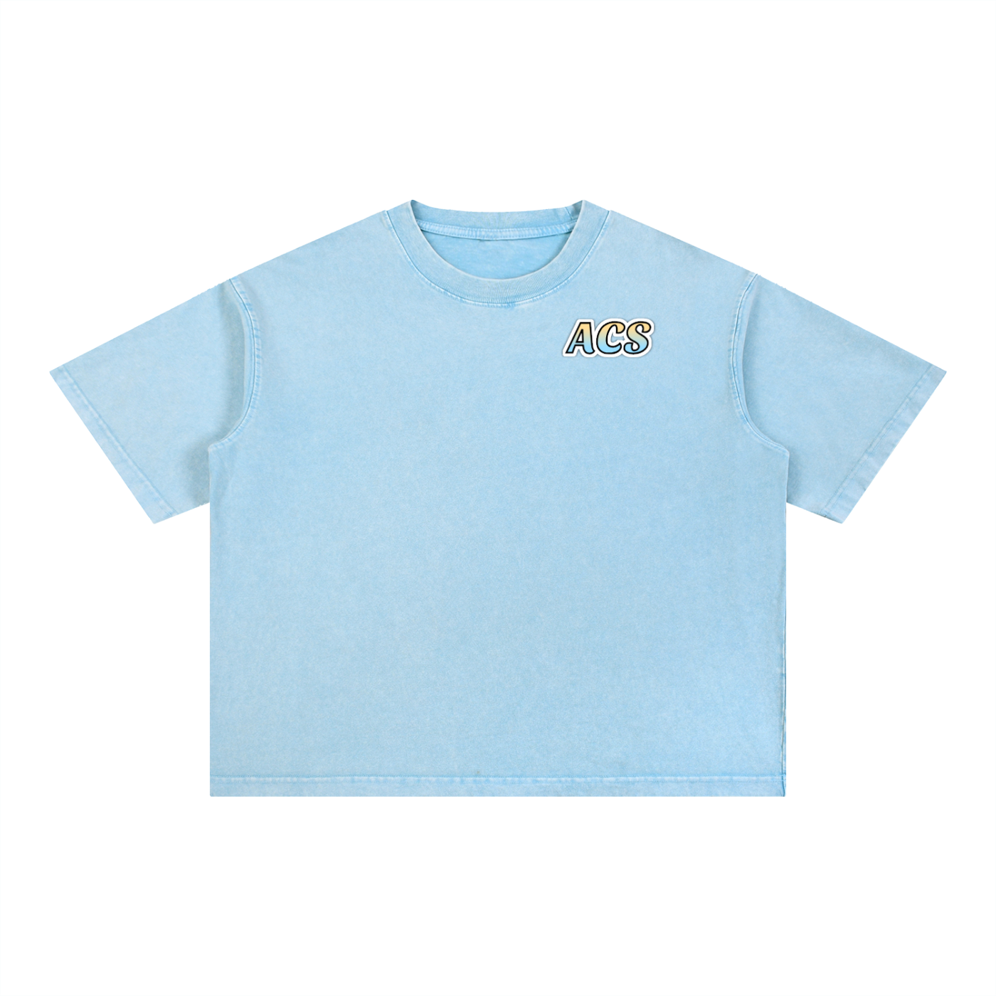 Mineral Wash Boxy Cotton T-Shirt